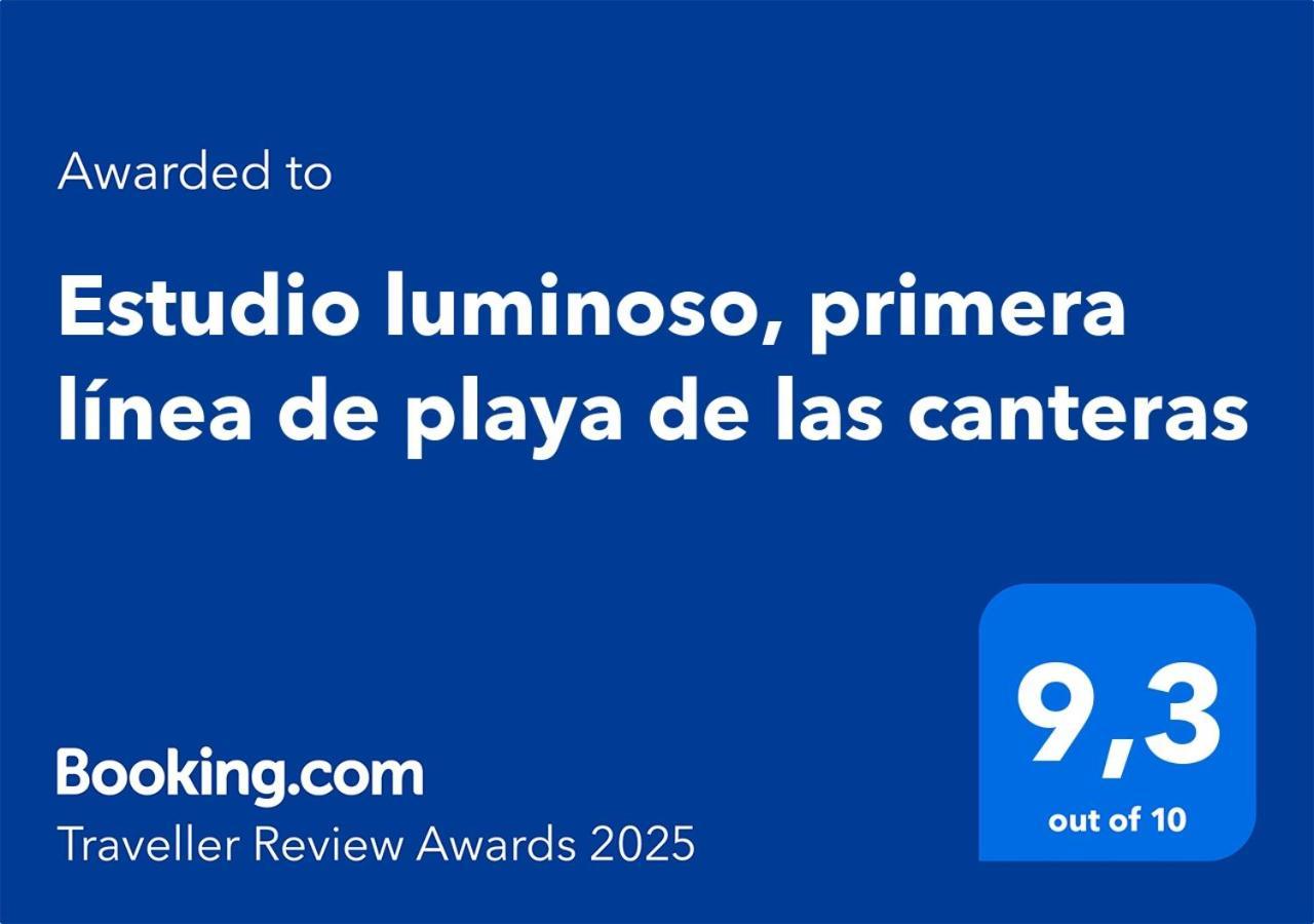 Estudio Luminoso, Primera Linea De Playa De Las Canteras Las Palmas de Gran Canaria Exteriör bild